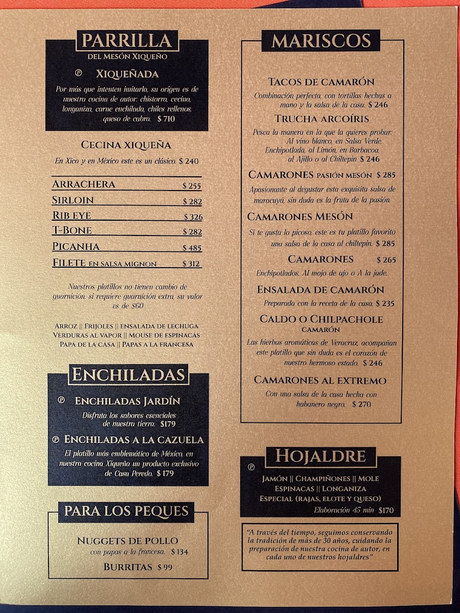 Restaurant El Mesón Xiqueño Menu - Image 2